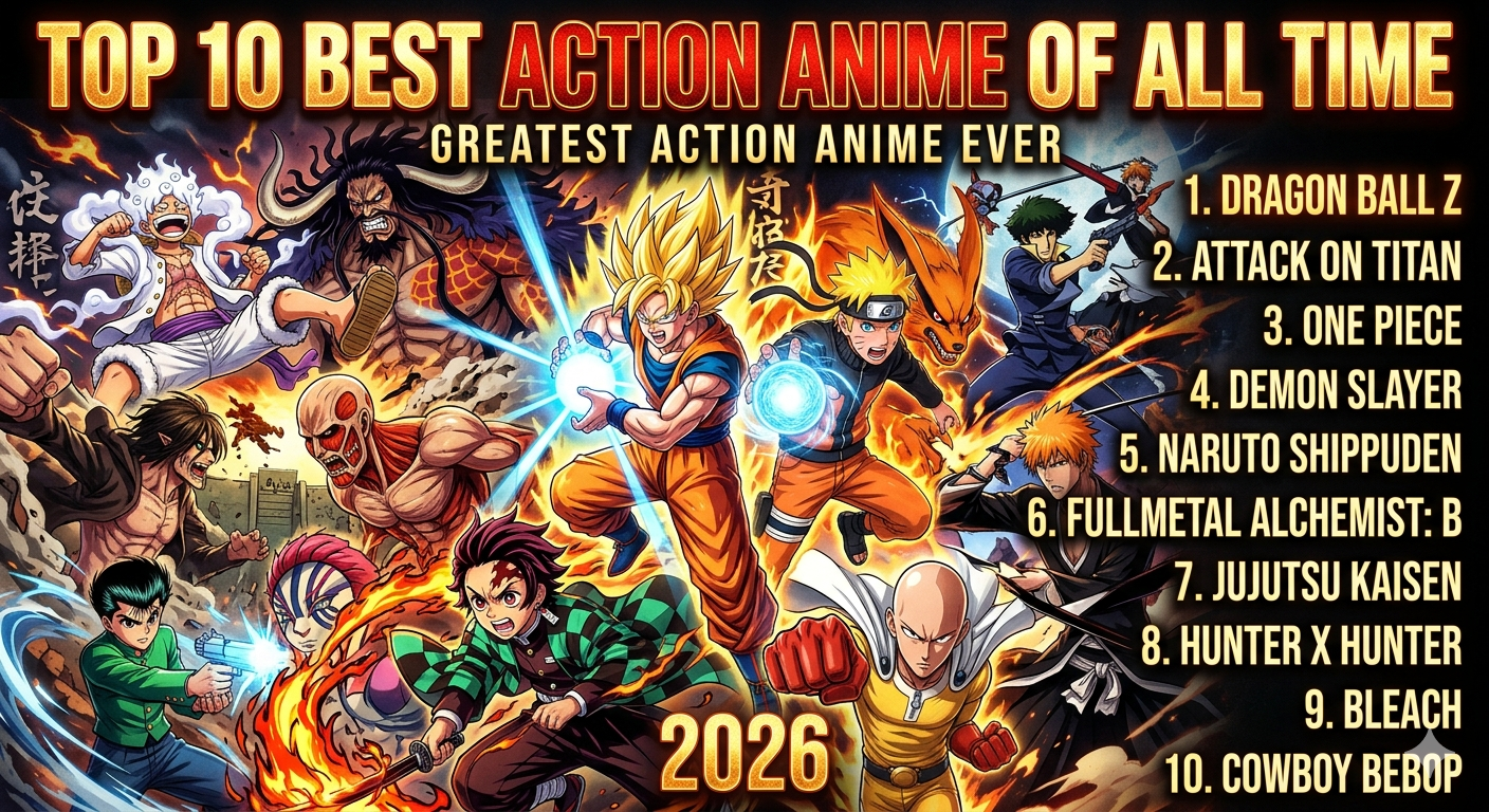 Top 10 Best Action Anime of All Time in the World (2026)